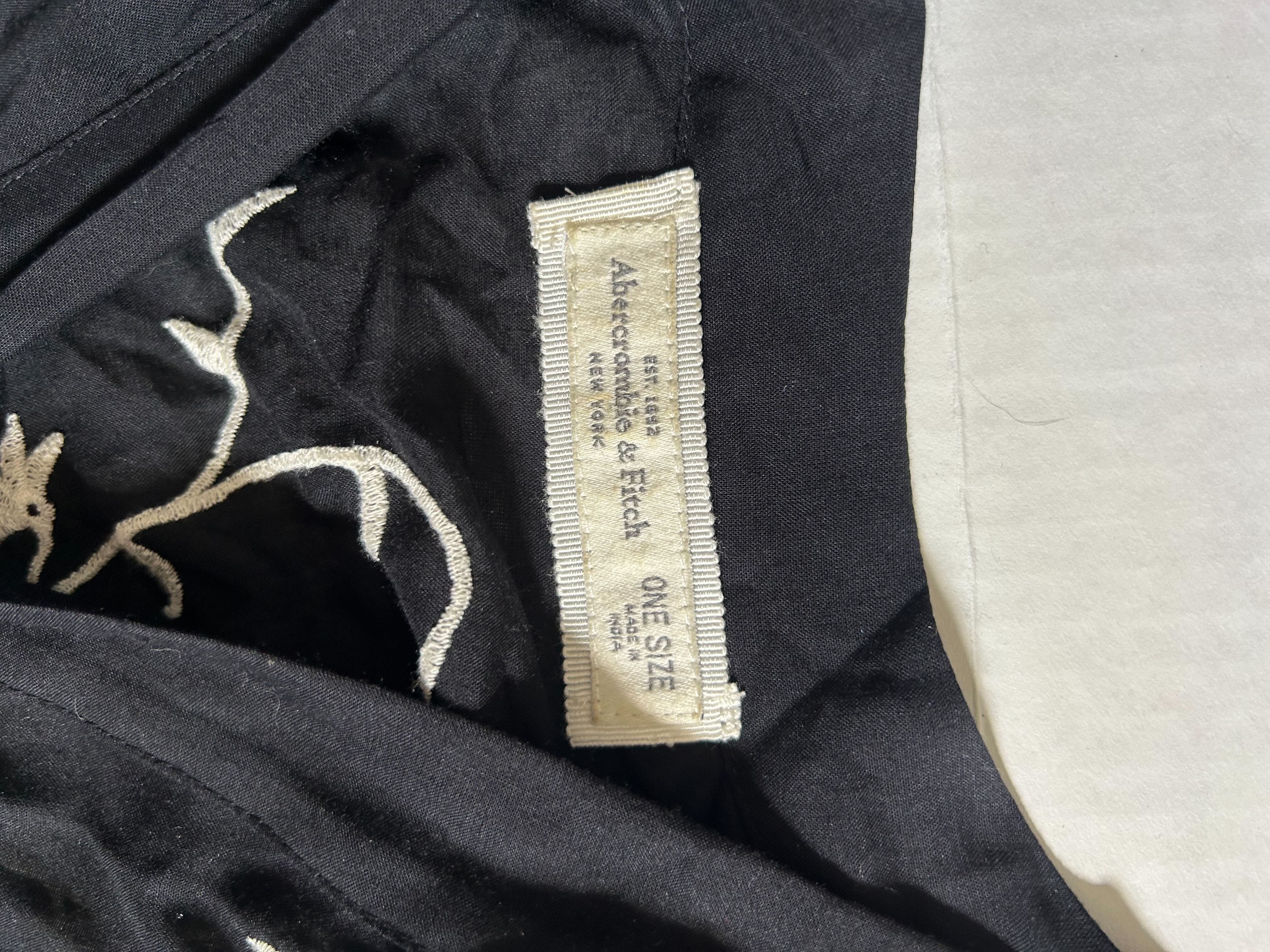 Abercrombie & Fitch Embroidered Fringe Poncho photo 5